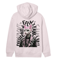 Load image into Gallery viewer, PRESIDENT OF FELIN'S FANCLUB PINK HOODIE
